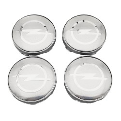 DEKIELKI OPEL 60MM SREBRNE