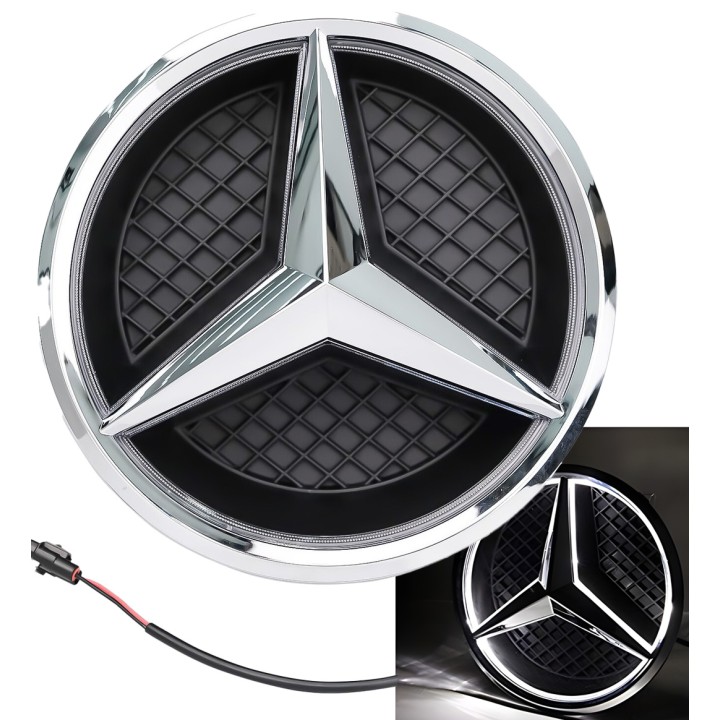 Emblemat Gwiazda w Grill LED Mercedes