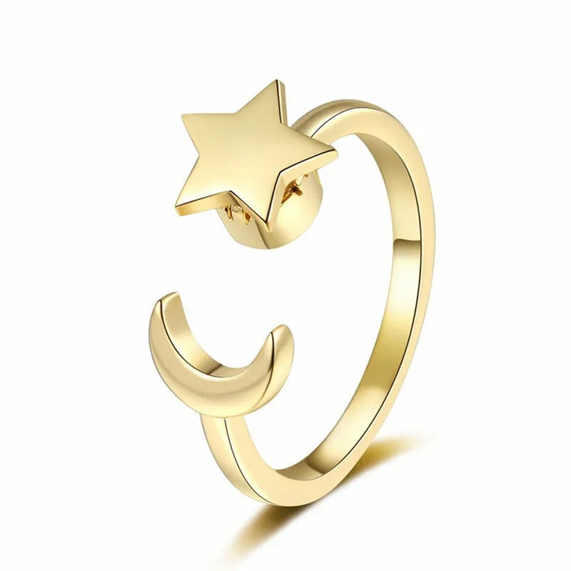 Pierścionek SPINNER Słońce antystresowy REGULOWANY fidget (Kopia) damski